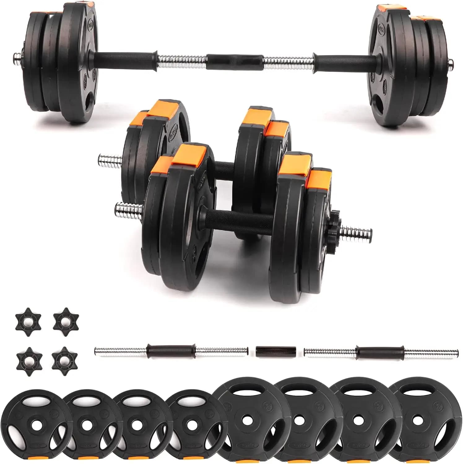 2-in-1 Manubri and Balancing Set Adjustable for Home Strength Training, Versatile Fitness Equipment