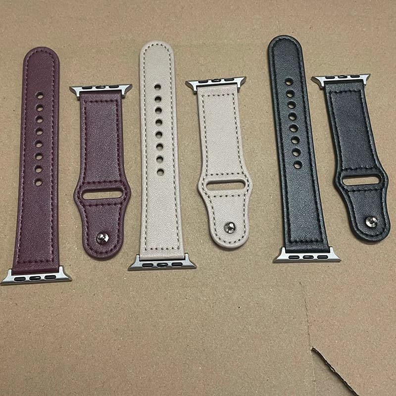 Leather band For Apple watch straps 45mm 41mm Ultra 2 49mm 42mm 46mm 40mm-44mm sport bracelet iWatch series 10 9 8 7 4 5 6 3 se