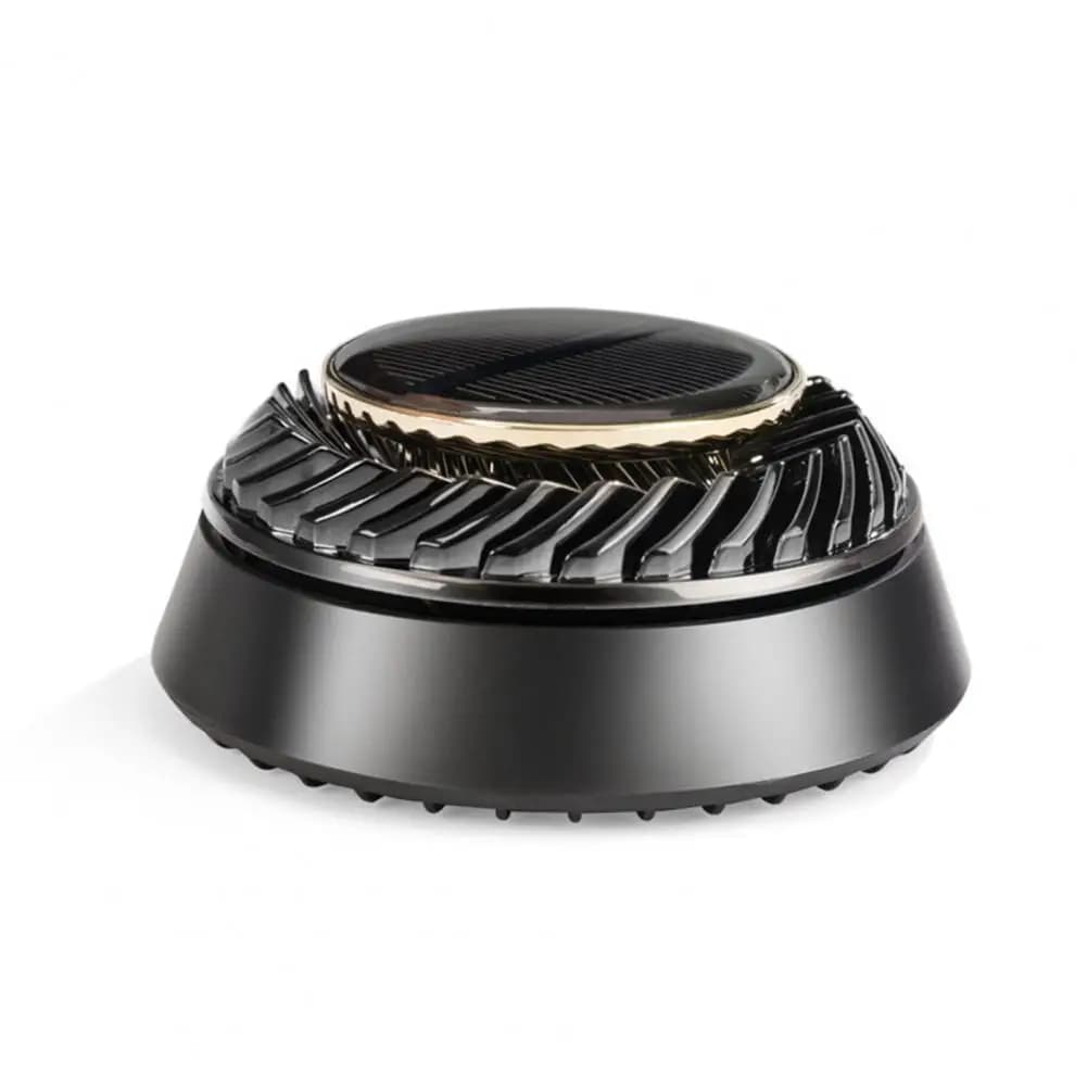 Auto Air Freshener Solar Car Air Freshener Diffuser Automatic Rotatable Aromatherapy Ornament Long-lasting Air Purifying
