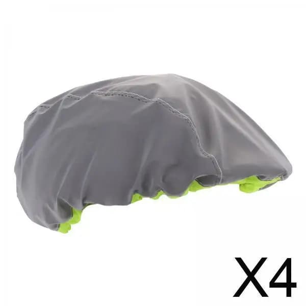 4x copri casco da bici impermeabile completamente riflettente universale antipioggia