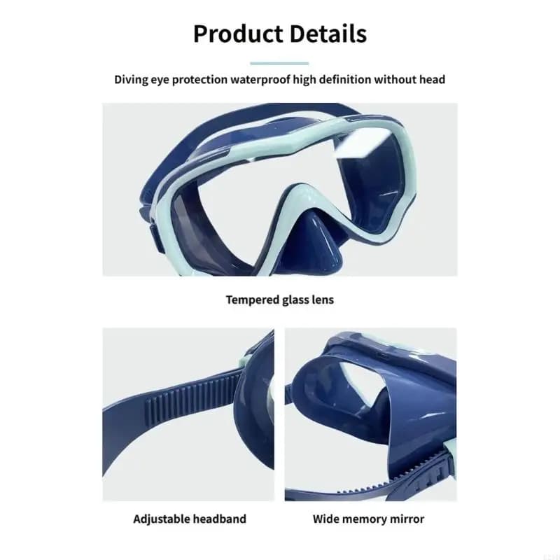 Scubas Snorkel Mask Goggles for Scubas Diving, Snorkeling, Freediving, Swimming