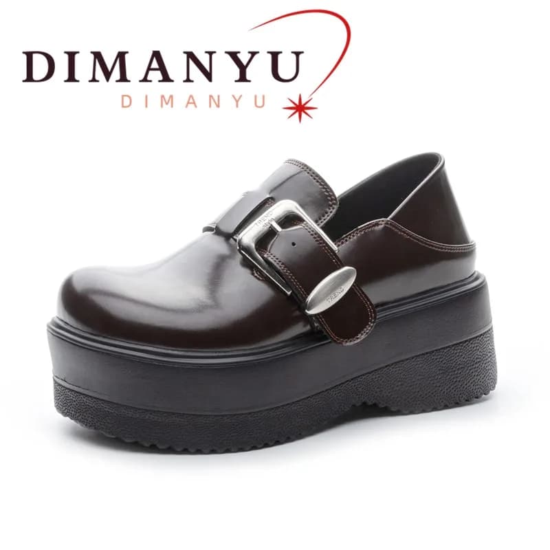 Scarpe da Donna DIMANYU con Plateau e Tacco Alto, Nuova Collezione Primavera 2026, Scarpe Mary Jane in Vera Pelle con Tacco 9 cm, Scarpe da Principessa per Donne