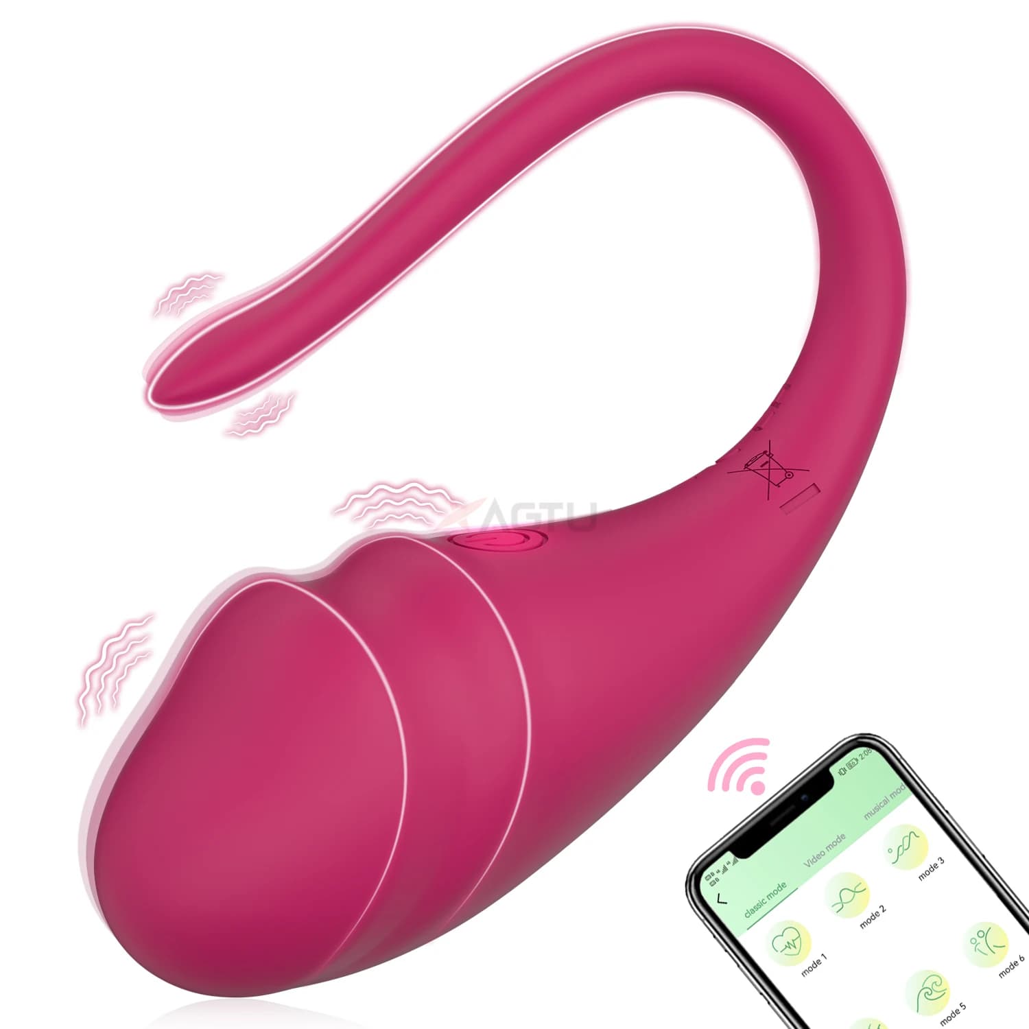 Vibratore senza fili Bluetooth per le donne Stimolatore del clitoride Punto G Femminile Indossabile Dildo Amore Uovo Mutandine Giocattoli del sesso per adulti