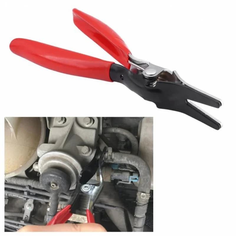 Pinza Angolata per Tubi, Utensile Manuale per Rimozione e Separazione di Tubi Carburante e Vuoto per Auto