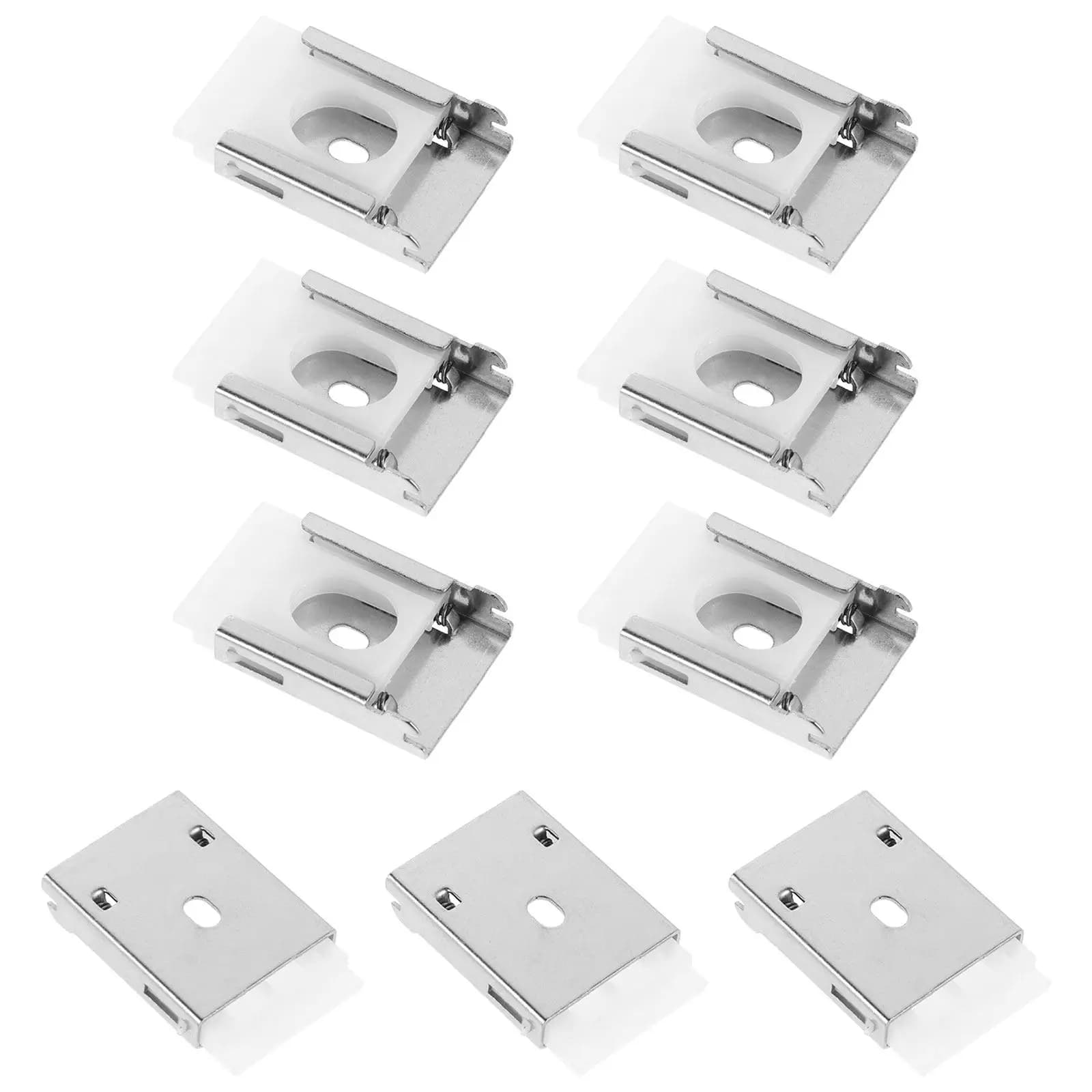 20Pcs Sheer Roller Shade Bracket Universal Fit Curtain Installation Kit Sturdy Ceiling Mount Blinds Bracket Support Clips
