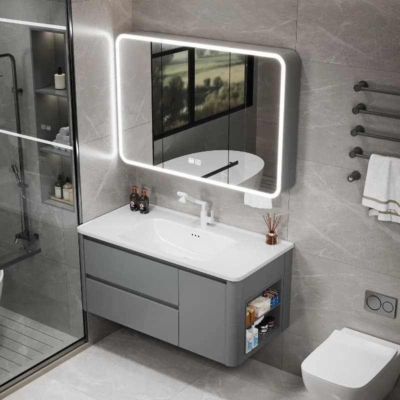 Organizer Toilet Cupboard Storage Display China Modern Partitions Drawers Paper Bathroom Cabinet Luxury Gabinete Home Furniture
