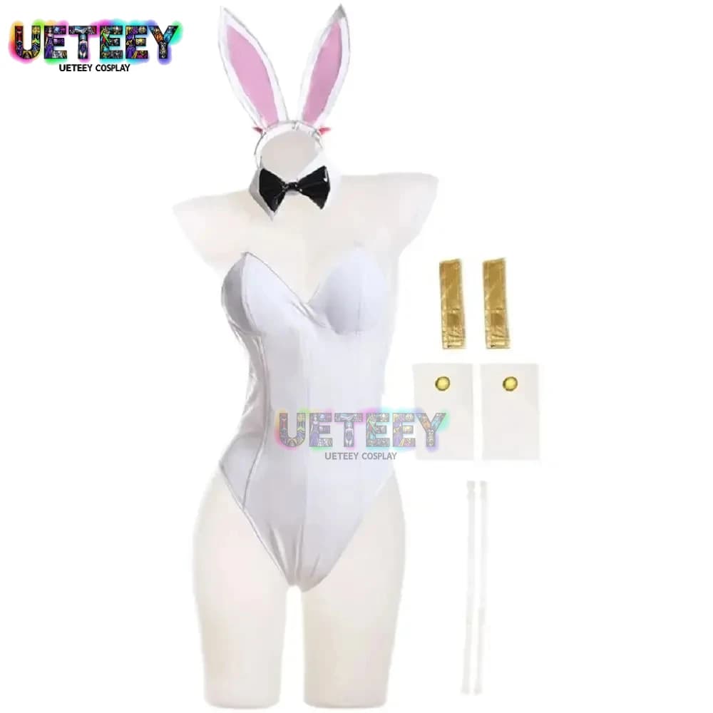 UETEEY Unisex Anime Cos 02 ZERO TWO Bunny Girl Cosplay Costumes Uniform Anime Clothes Custom Size
