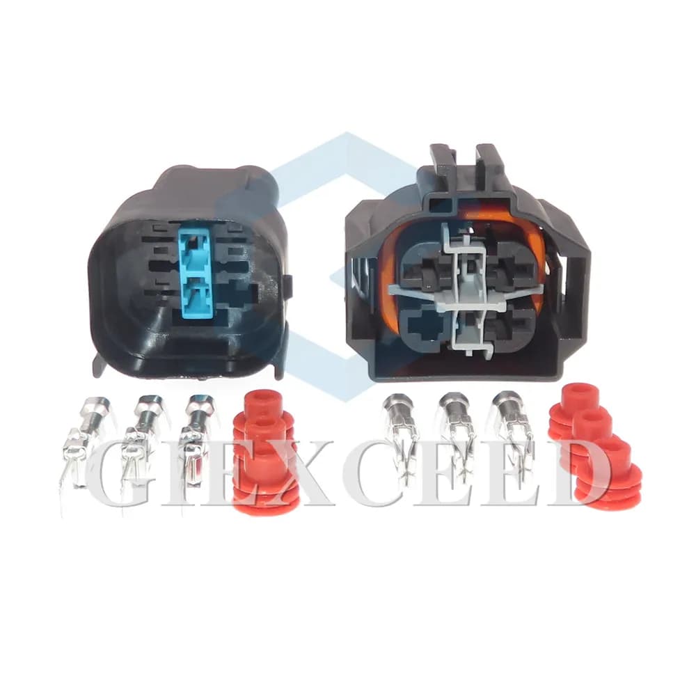 2 Set 3 Pin AC Montaggio Automobile Spina Ventola Elettronica Auto Grande Presa di Corrente Auto Cavi Connettore Per BMW X1 X3 E90 E92 F18