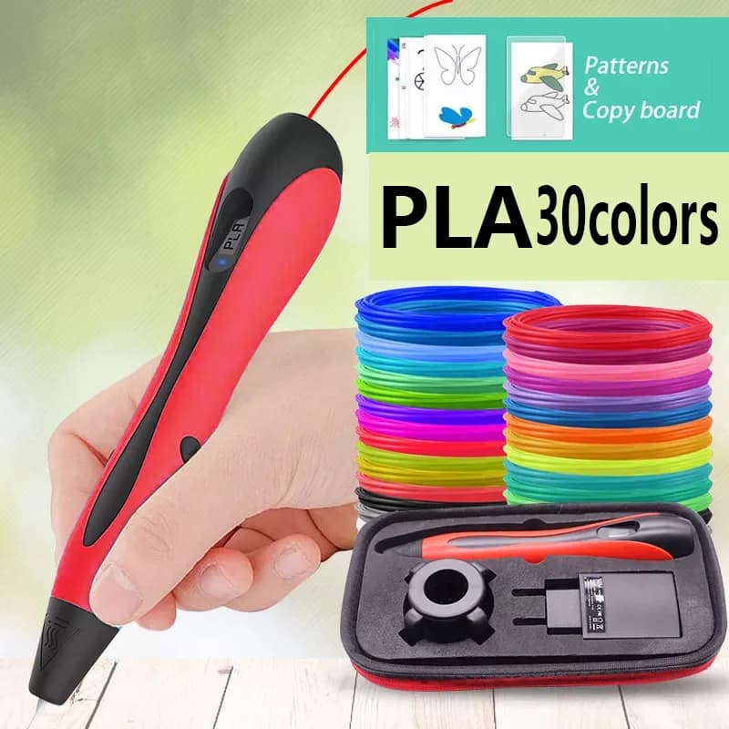 3D Printer Pen Timook 3D Pen for Kids, With Free Pen Case, Bright Color PLA Filament, Christmas Gift for Kids, Birthday Gift