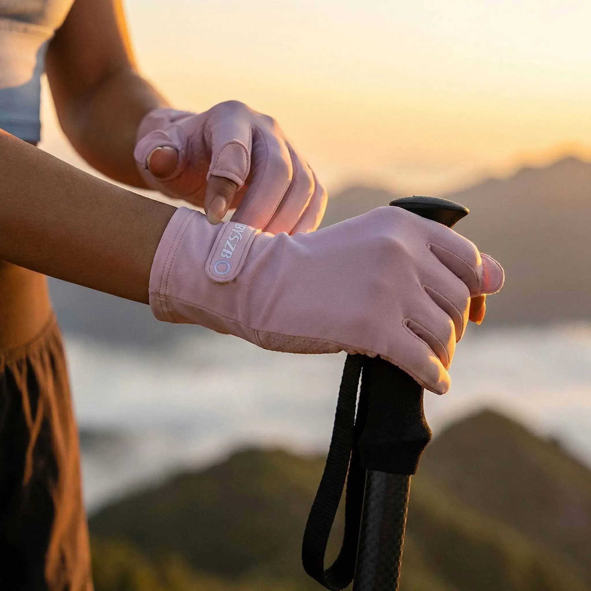 Guanti da Arrampicata per Donna, Attrezzatura Sportiva Professionale Antiscivolo e Resistente all'Usura con Protezione Solare per Arrampicata su Roccia