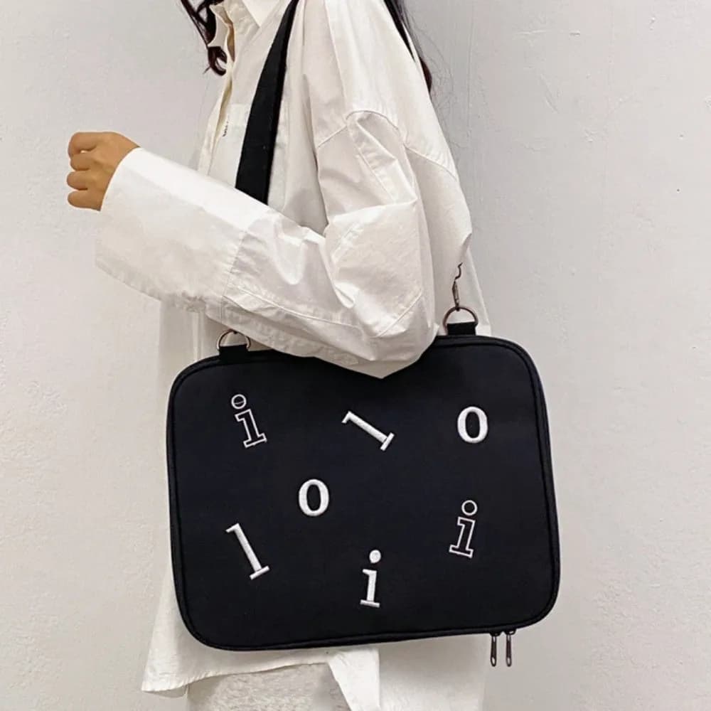 Borsa per Laptop con Tracolla, Custodia Protettiva Portatile per Tablet, Borsa Sottile per Computer con Design Cartoon per Ragazze