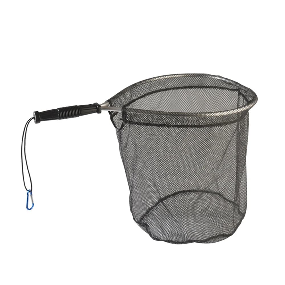 50cm Folding Landing Nets Aluminum Alloy Nylon Landing Net Portable Collapsible Retractable Fishing Net Foldable Fishing Tools