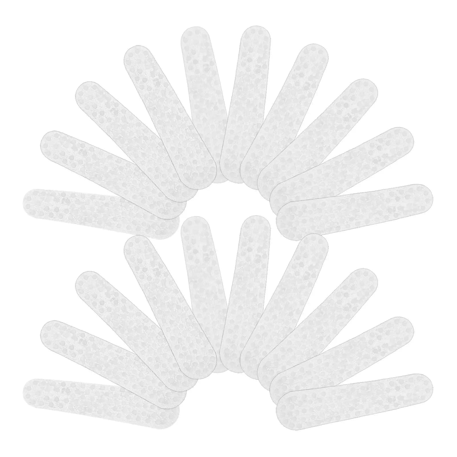 100Pcs Silicone Hanger Grip Strips Non-Slip Clothes Hanger Accessories for Tank Tops Dresses Delicate Clothing Wardrobe