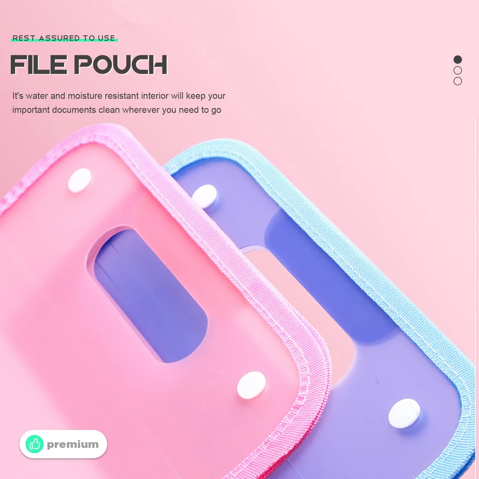 Expanding File Folder Large Capacity Portable Multi Layer Document Organizer Clear Waterproof File Storage Pouch A4 Paper