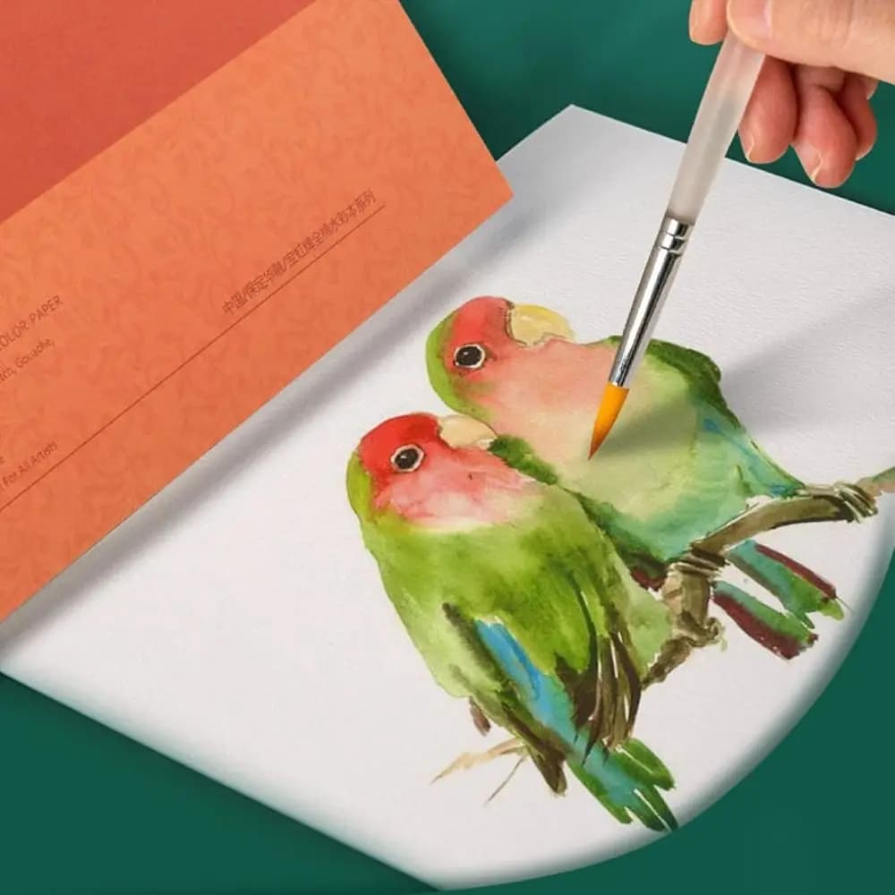 New 20 Sheets Watercolor Paper Block 300g 100% Cotton Watercolor Sketchbook Art Paper 32K 16K 8K Water Color Drawing Paper