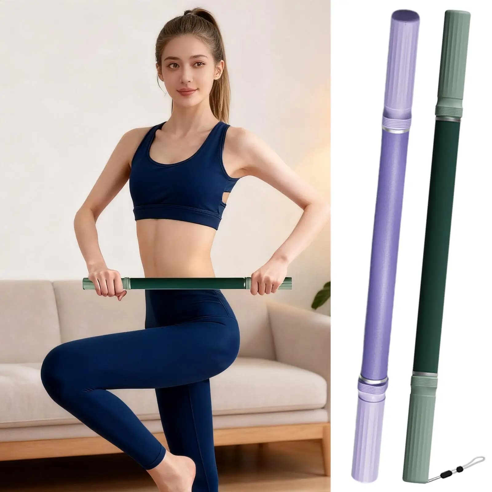 1PC yoga foam roller for muscle relaxation Relax back and legs Help with stretching For outdoor sports and home workouts
