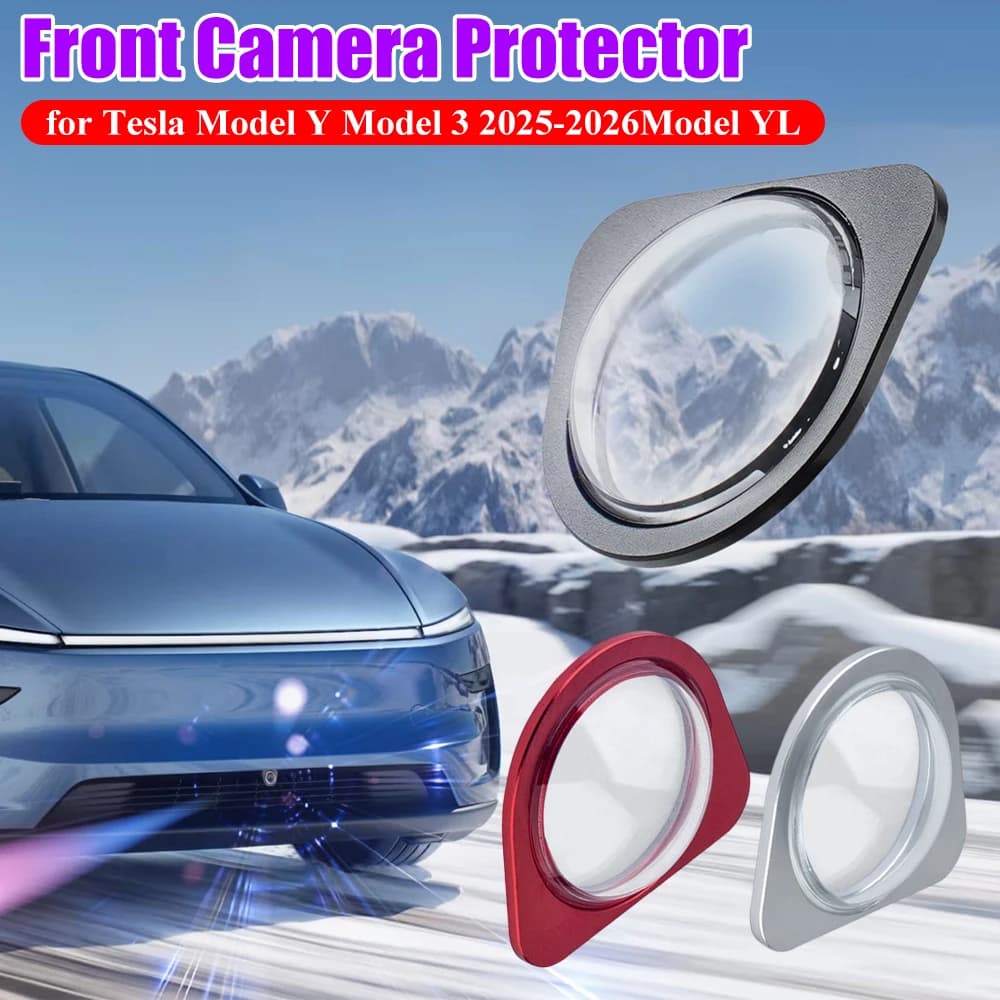 Camera Cover Tempered Glass Protective Cover Kits Scratch & Drop Resistant for Tesla Model Y Model 3 2025-2026Model YL