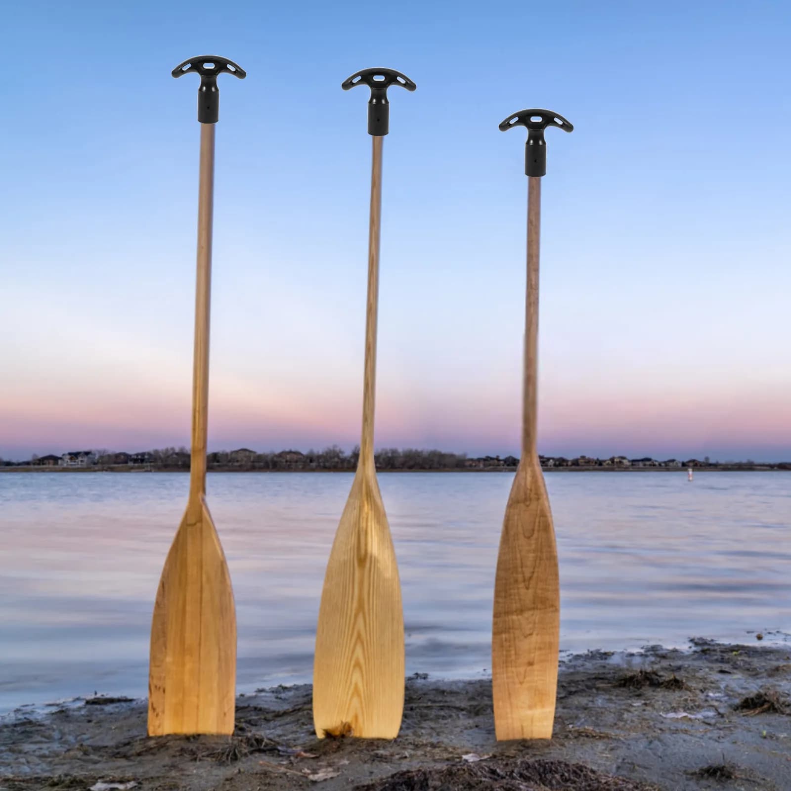 Kayak Paddle Grip Non-Slip Handlebar Comfortable Durable Anti-Skid Paddle Handle Replacement Kayak Accessories