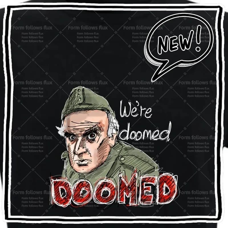 T-shirt con cappuccio da uomo 2026, stile fumetto disegnato a mano, Private Frazer – Dad’s Army, la commedia britannica degli anni '70, Dads Unisex S-6XL Plus
