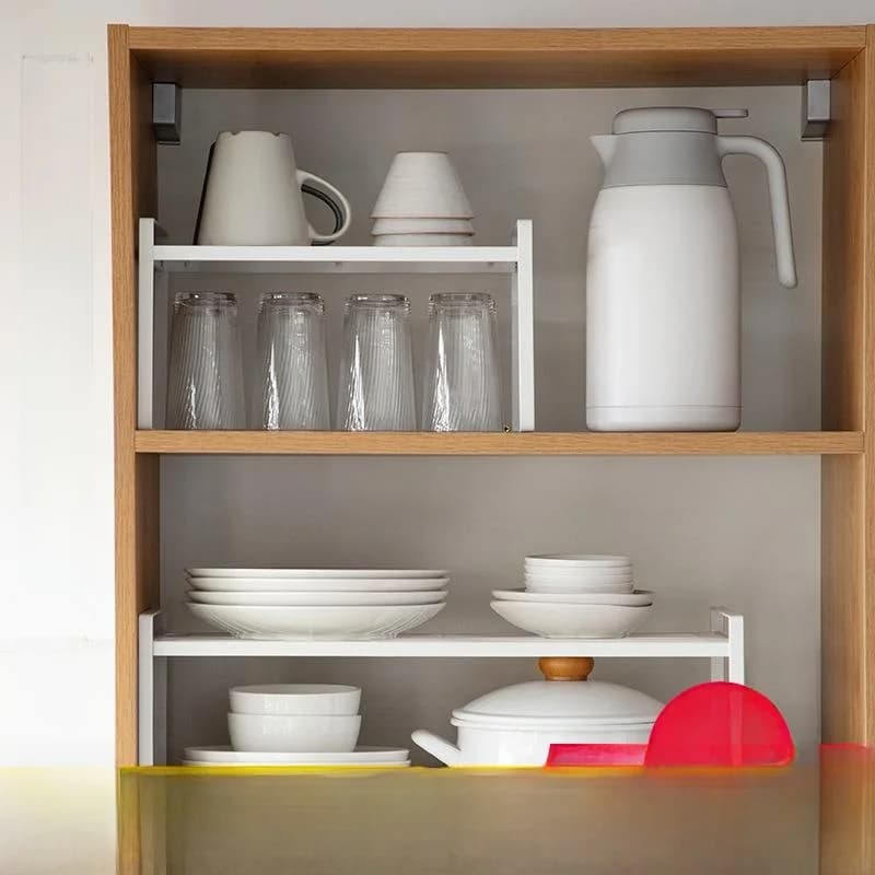 Japanese Style Multi-Layer Kitchen Storage Rack Spice Organizer Cabinet Divider Art Board Countertop Iron Storage Shelf