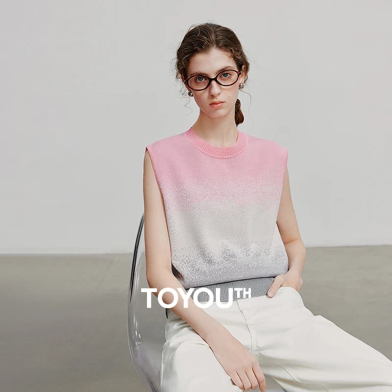TOYOUTH Women Knitwear 2025 Summer New Tops 8523052