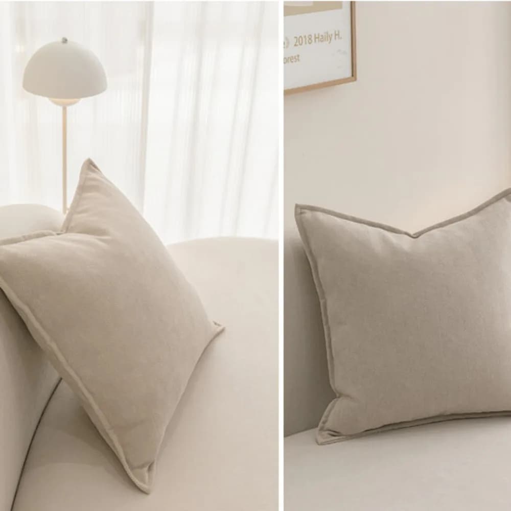 Eleganti fodere per cuscini nordici in tessuto ciniglia addensato, 45x45 50x50 60x60 65x65 cm, perfette per gli spazi abitativi moderni