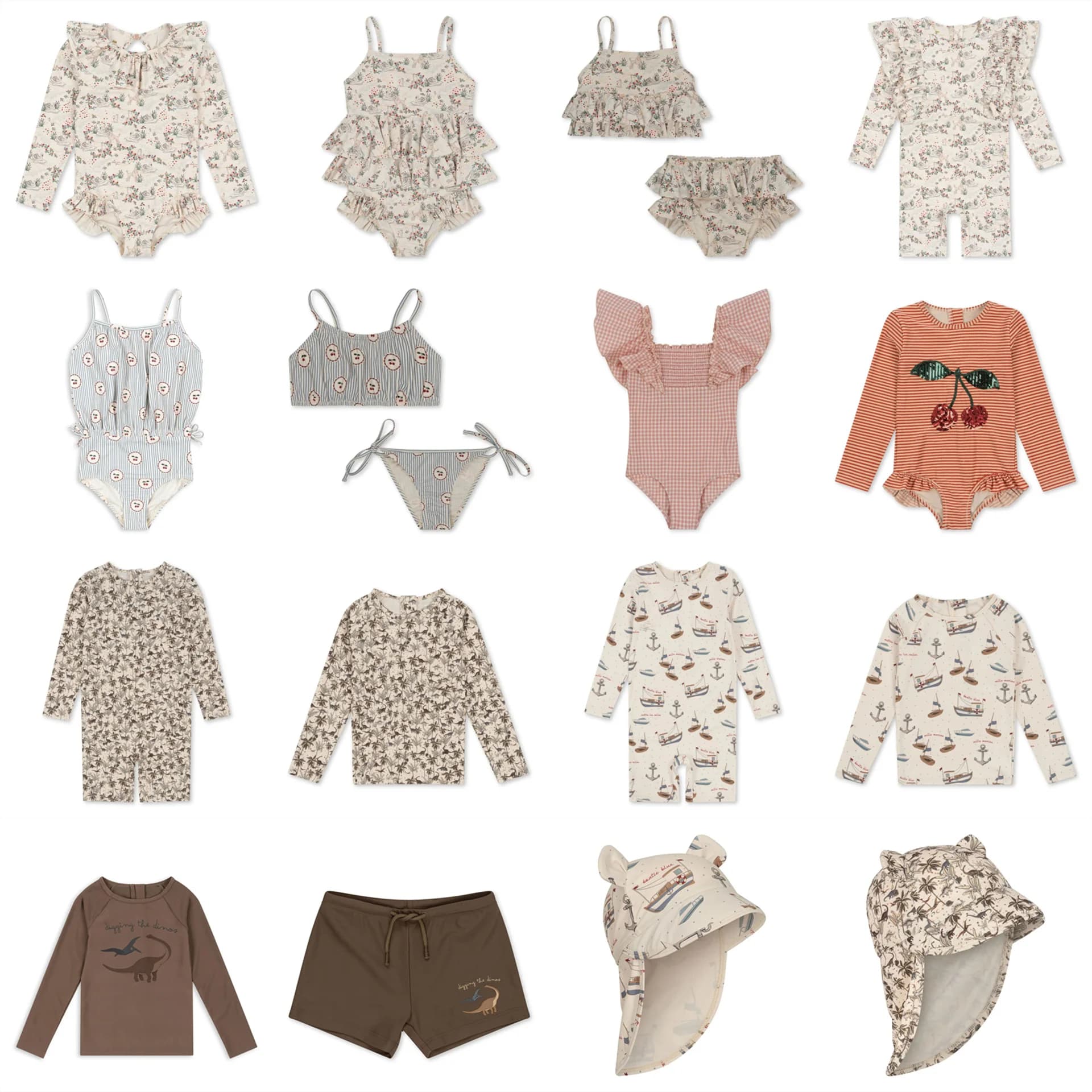 2025 Summer New Year KS Swimwear Set One Piece Children Swan Swimwear Holiday Outwear Girl Baby Girl Sequins Swim Two Piece Shorts Cap