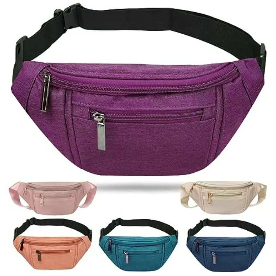 Marsupio a tracolla da donna alla moda, borsa a marsupio elegante, marsupio da cintura per viaggi, passeggiate, corsa, escursioni, ciclismo, facile da indossare