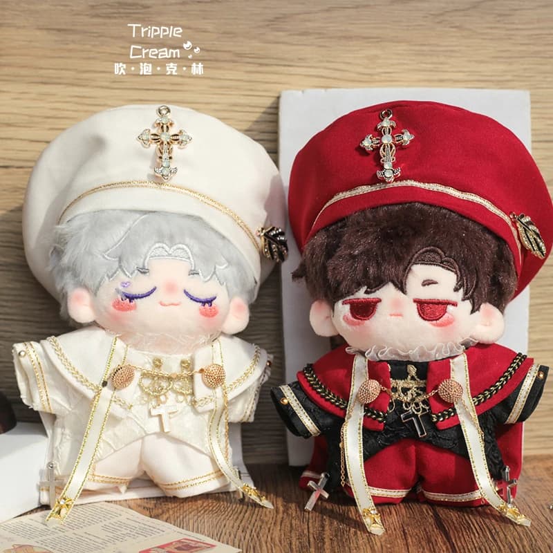 Gorgeous Retro Cross Singing European Style Costume Outfits For 10cm Dress Up Clothes Cosplay Props Accessories