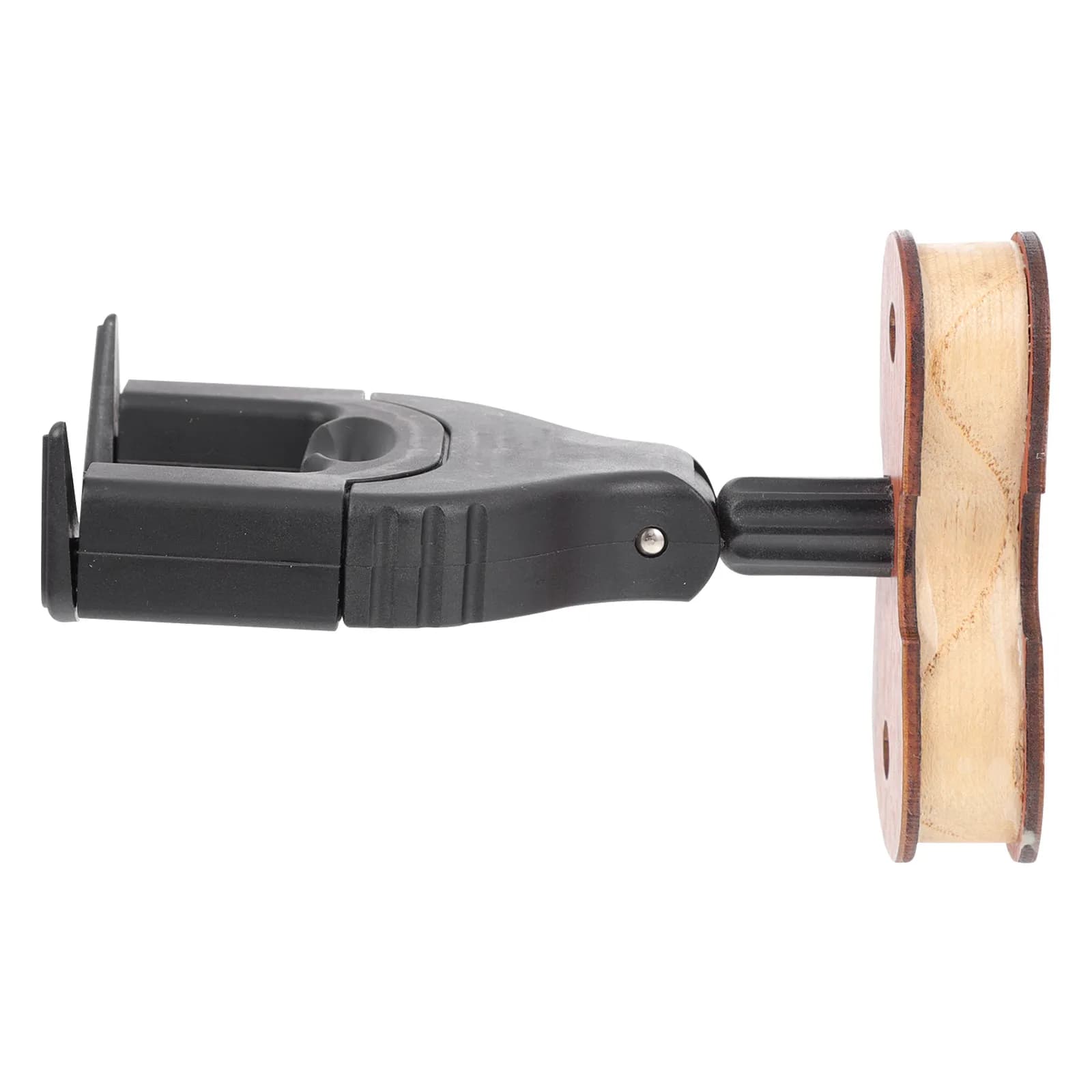 Gancio da parete con blocco automatico per ukulele, violino e viola, resistente, facile da installare, salvaspazio, elegante e raffinato.