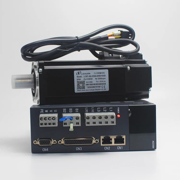 Servos Lichuan Produttore cinese 200W 3000rpm 0.637N.m Kit servomotore 60M00630B+A4 per macchine CNC Stampante 3D