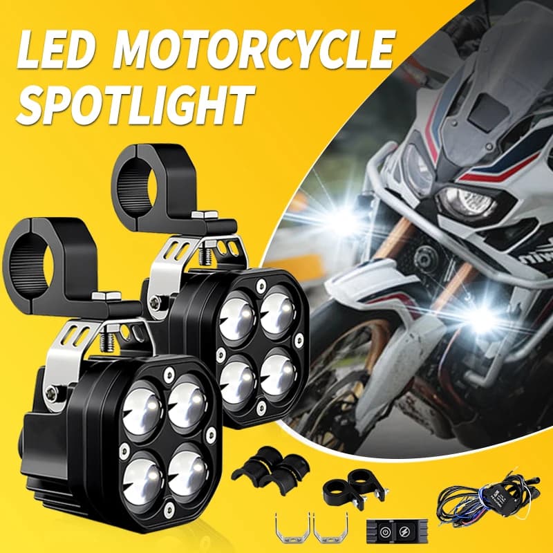 1 Set Moto Ausiliario HA CONDOTTO LA Luce di Guida Faretti Per Honda Africa Twin CRF1000L CRF 1000 L 2016-2019 Fari Della Luce di Nebbia