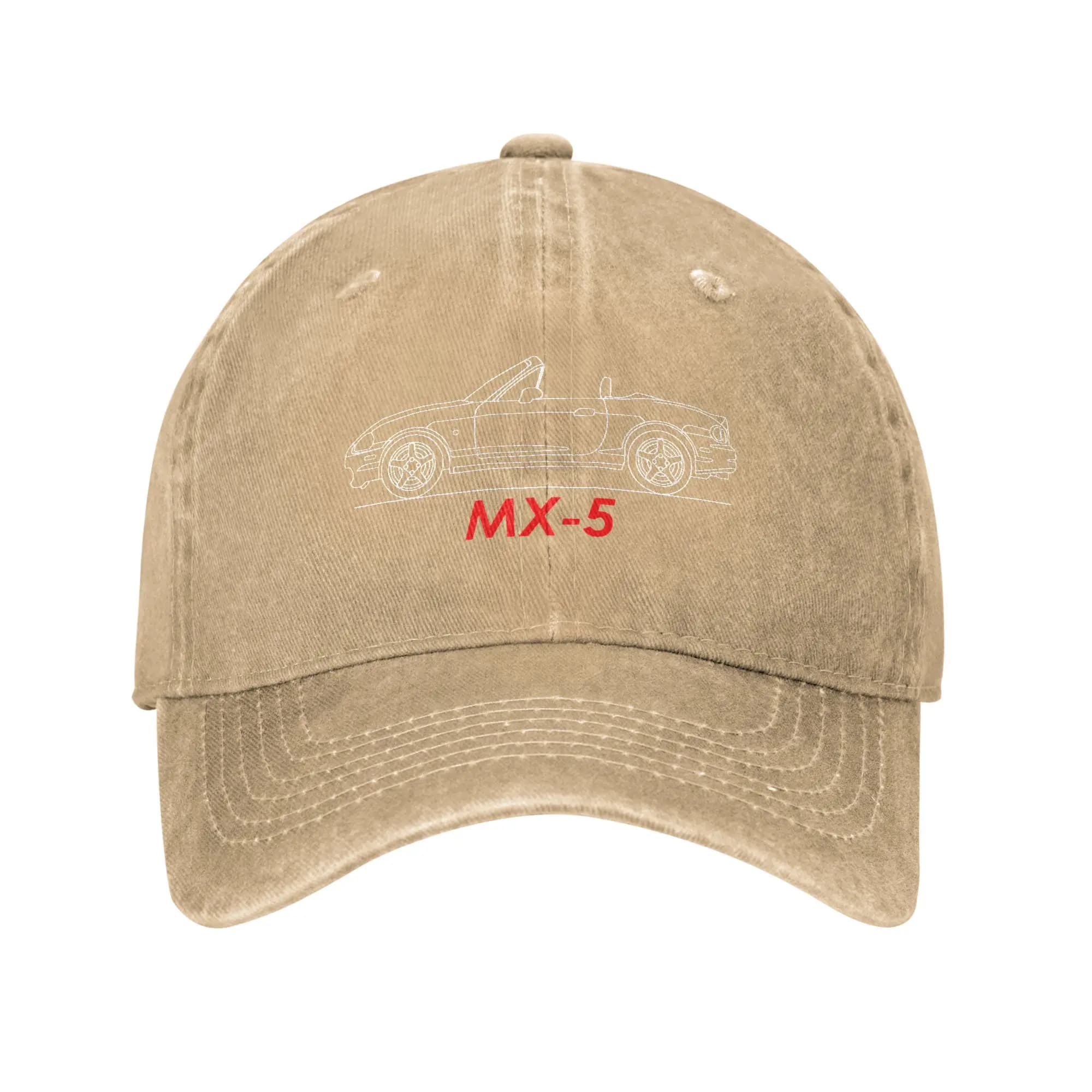Fashion The MX-5 Blueprint in Black baseball cap Durable Denim Hat Cap Female