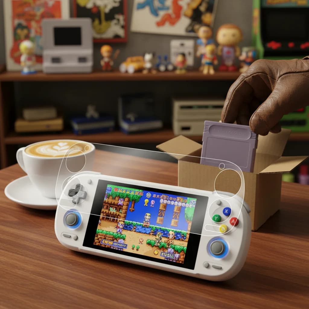 Pellicola in vetro HD premium per Retroid Pocket 6 5.0" Protezione per schermo anti-graffio e anti-rottura Protezione trasparente per console Pocket 6