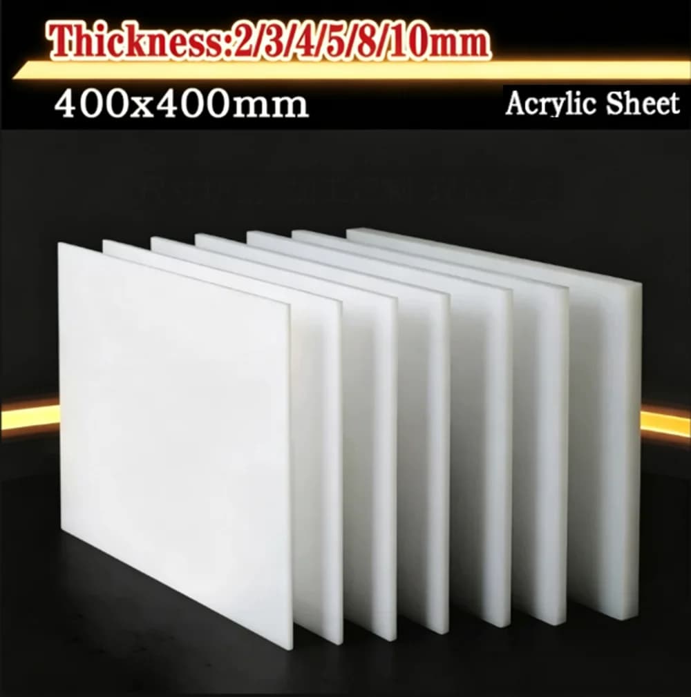 1Pcs PMMA Acrylic Plexiglass Sheet Board Thick 2-10mm Laser Engravable Panel For Light Diffuser Partition Sign Home DIY Project