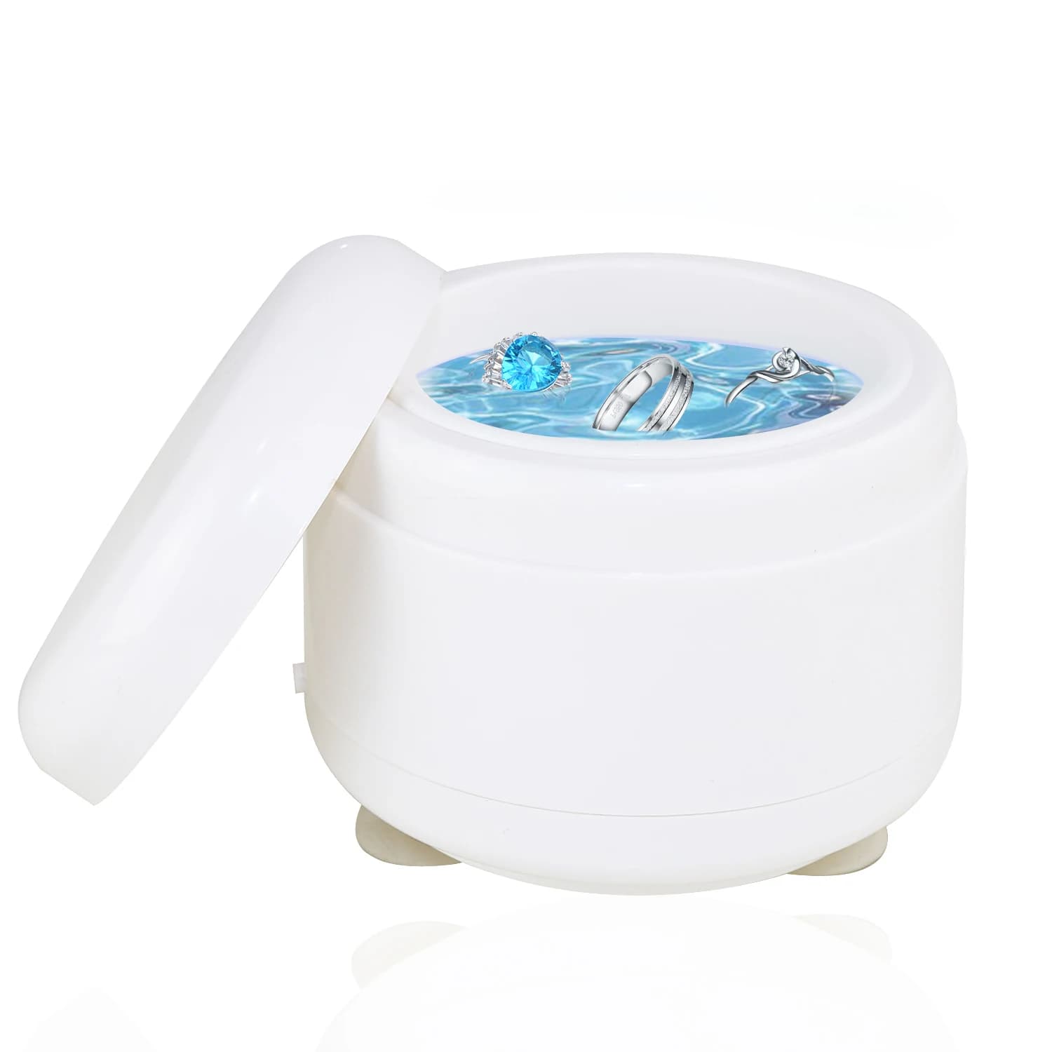 Professional Ultrasound Cleaner Portable for Jewelry, Rings, Watches, Earrings, Necklaces, Coins, Domestic Use, Quick Cleaning