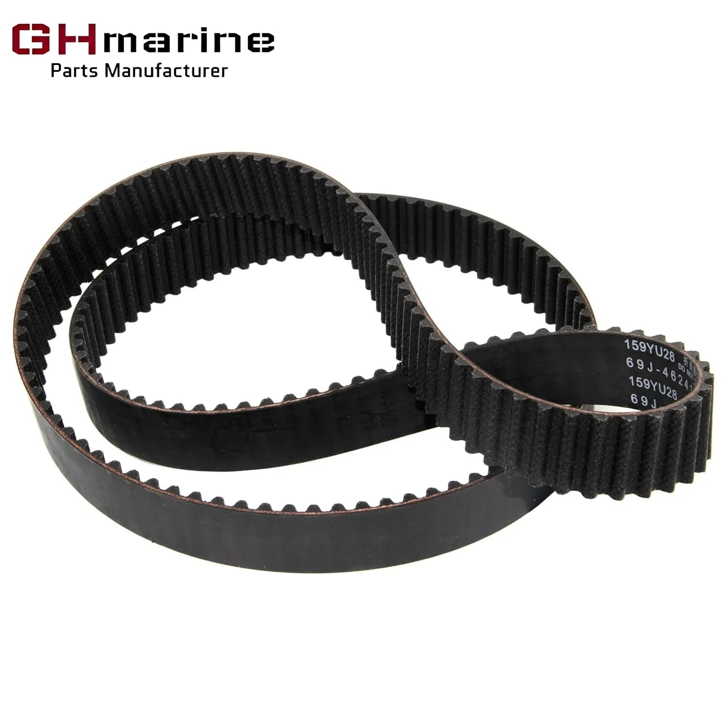 69J-46241-00 Timing Belt Compatible with Yamaha Outboard 200HP 225HP 200HP 225HP F200 F225 Boat Motor Part Replacement