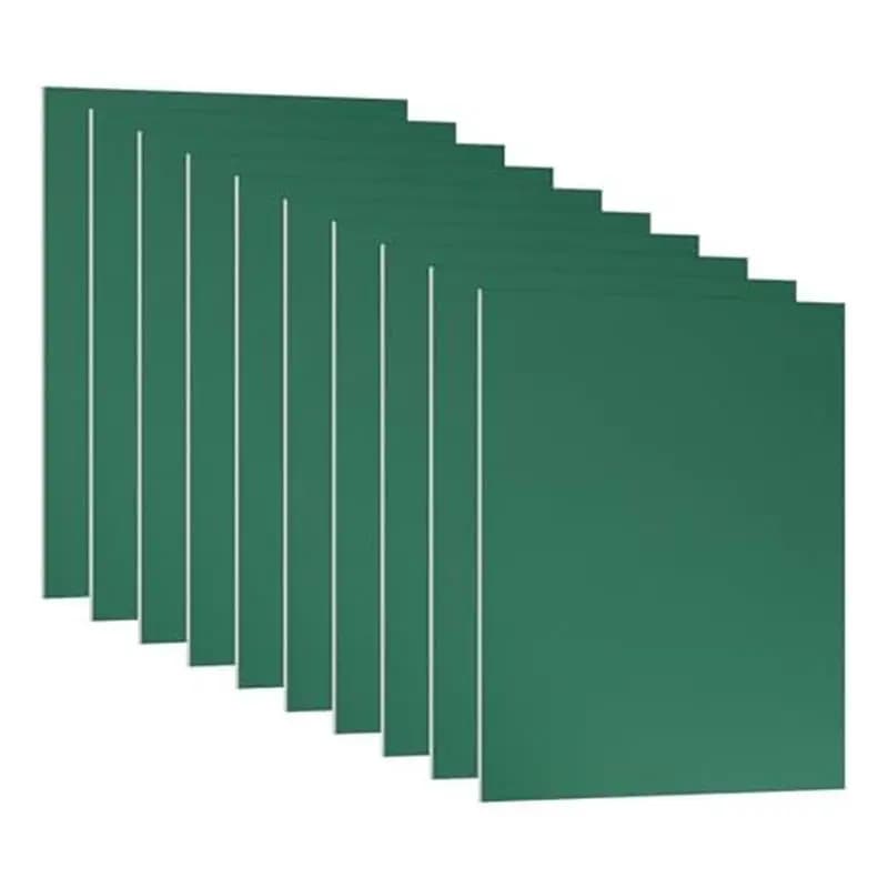 VEHO-3.3X2.1X1/32 pollici Foglio di alluminio anodizzato, 10 pezzi di lastre rettangolari in alluminio con spessore di 0,8 mm per incisione laser