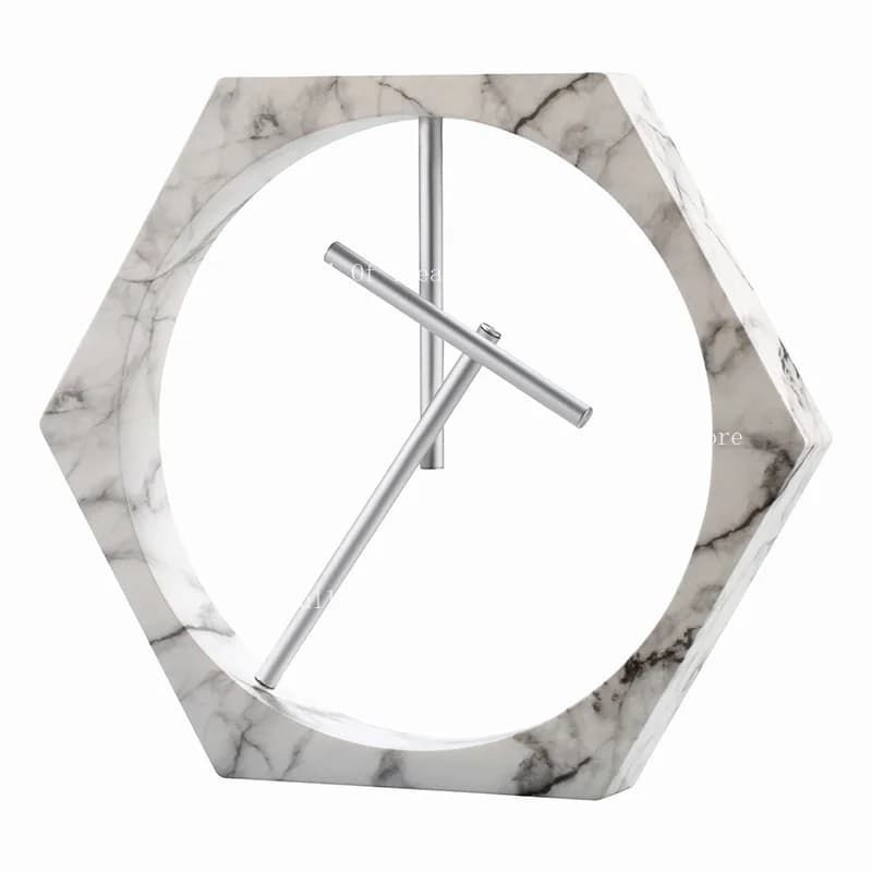 Ricarica imitazione marmo pendolo caotico acciaio movimento perpetuo macchina ornamento, decorazione ingresso soggiorno Kineticart