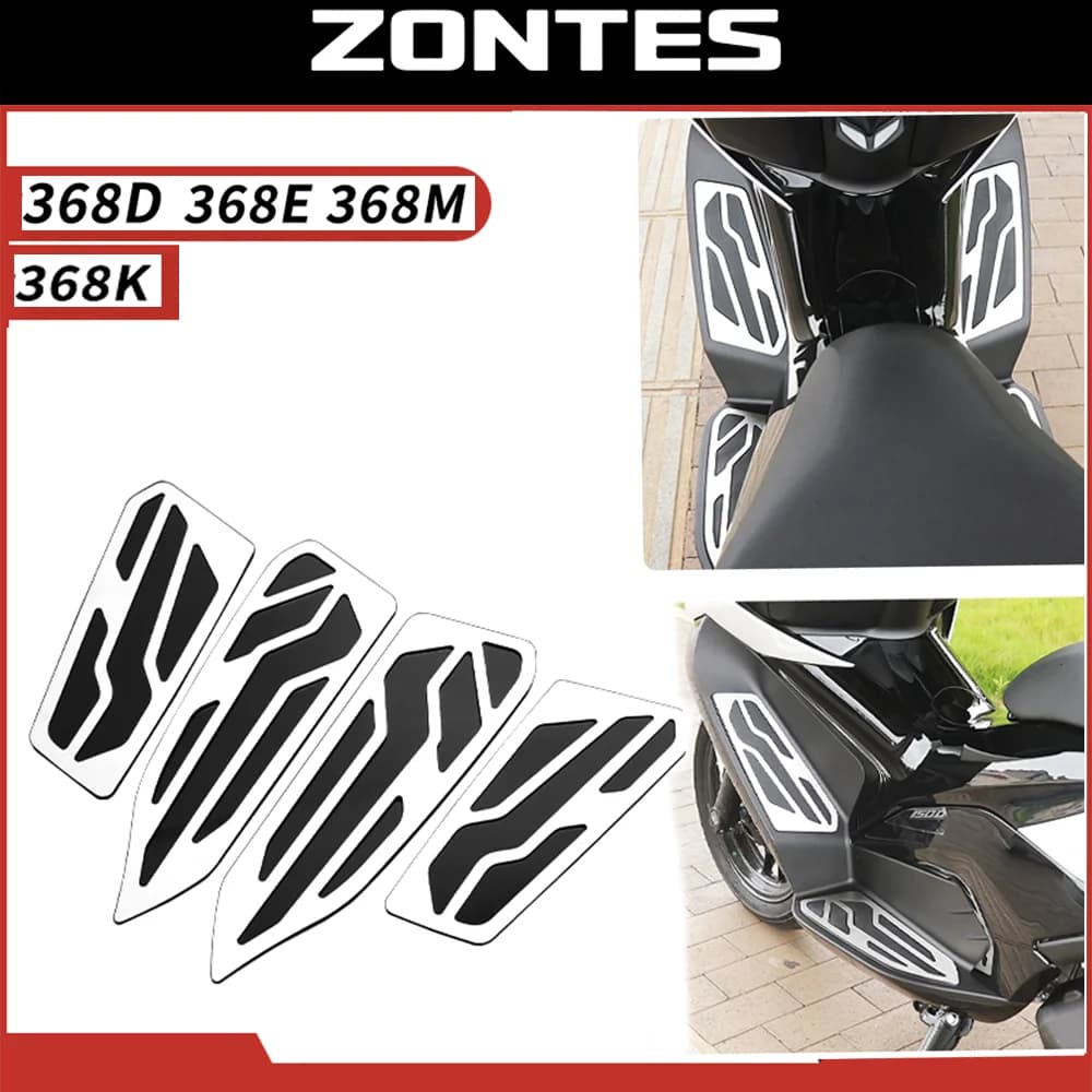 Per Zontes 368K 368D 368E 368M Poggiapiedi Poggiapiedi Pioli Pedali di Protezione Piattaforma Passo Accessori Moto KDM E 368