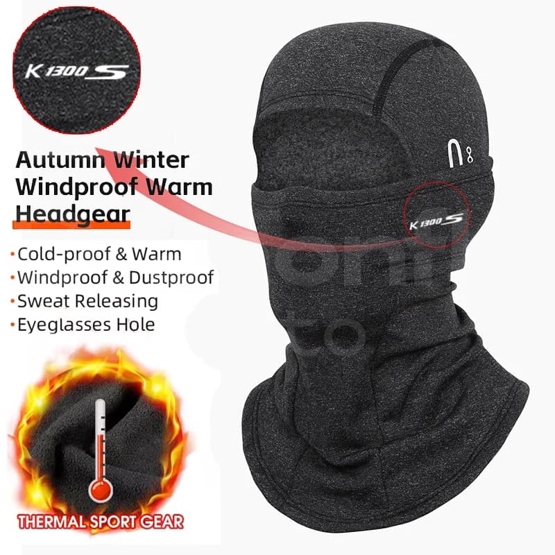 Per BMW K1300S K 1300S 2009-2016 Inverno Caldo Passamontagna Tattico Moto MTB Integrale Antivento Maschera Termica Sport Gear
