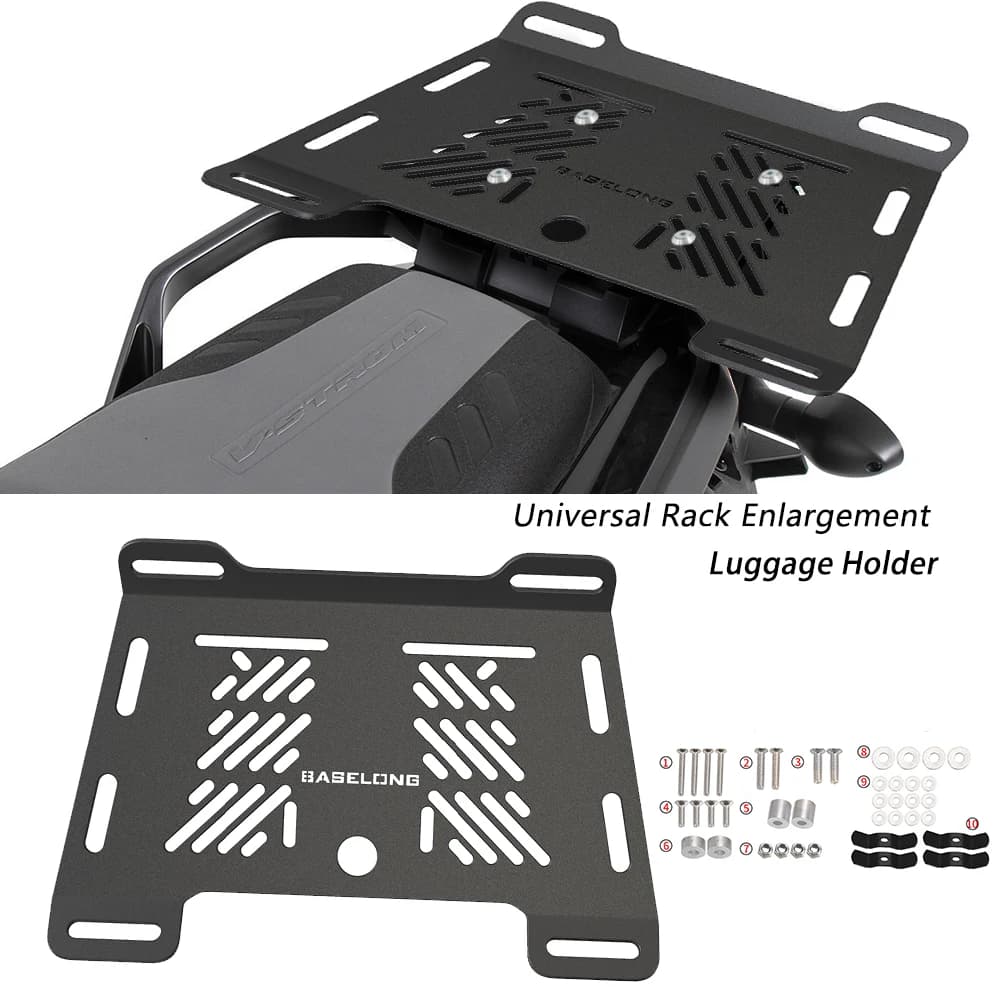 FOR YAMAHA TDM850 TDM900 TDM 800/900 2004-2014 Universal Rear Rack Enlargement Luggage Rails Support Shelf Case Holder Bracket