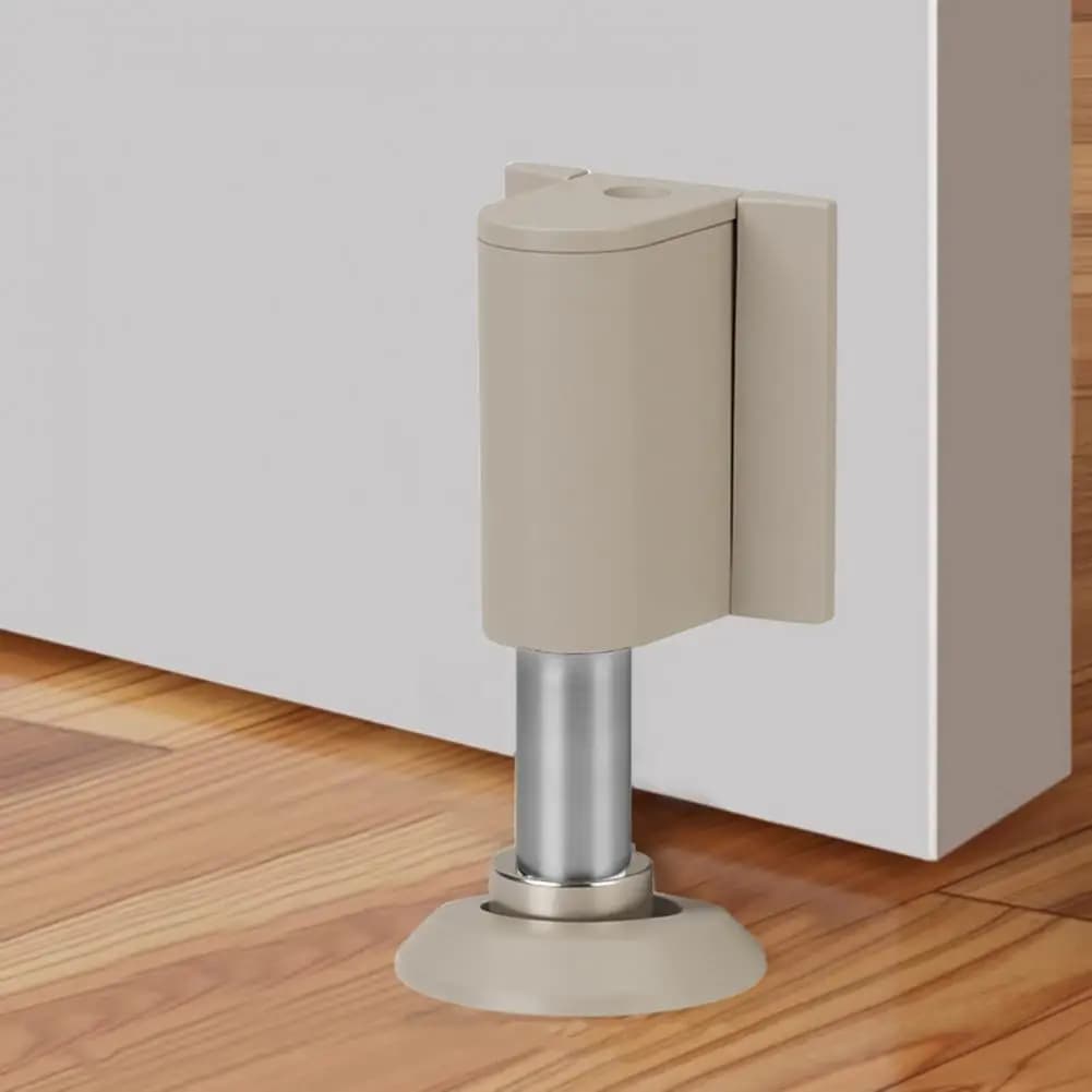 Zinc Alloy Door Stop Windproof Magnetic Door Stopper for Carpet Tile Wooden Floors Anti-collision Wall Protector with Zinc Alloy