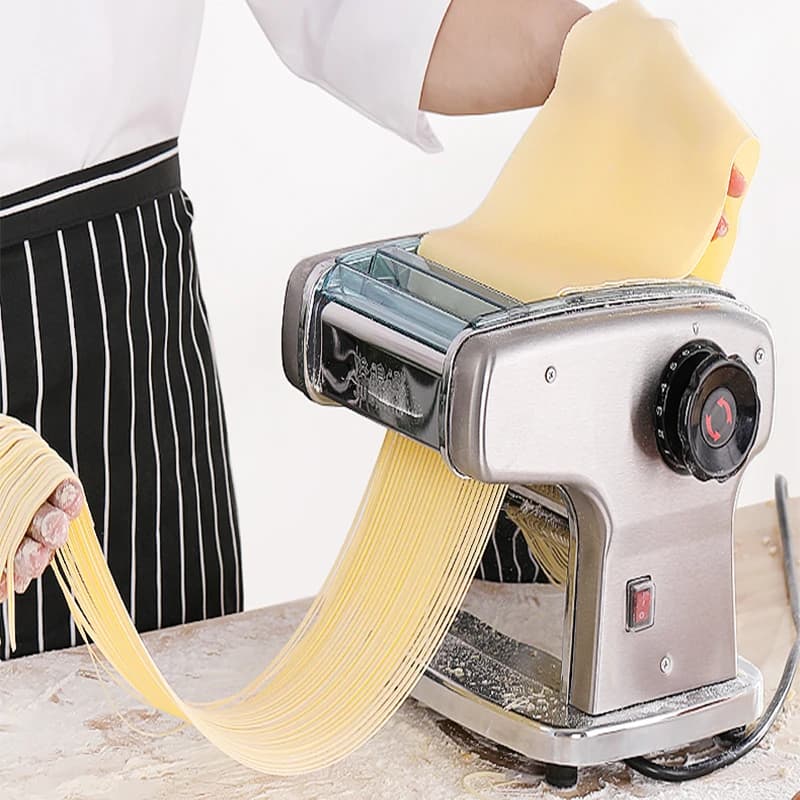 Macchina elettrica per avvolgere gnocchi di noodle Macchina per pasta Noodle Maker Wonder Tool Dispositivo per pressa per noodle in acciaio inossidabile per uso domestico commerciale