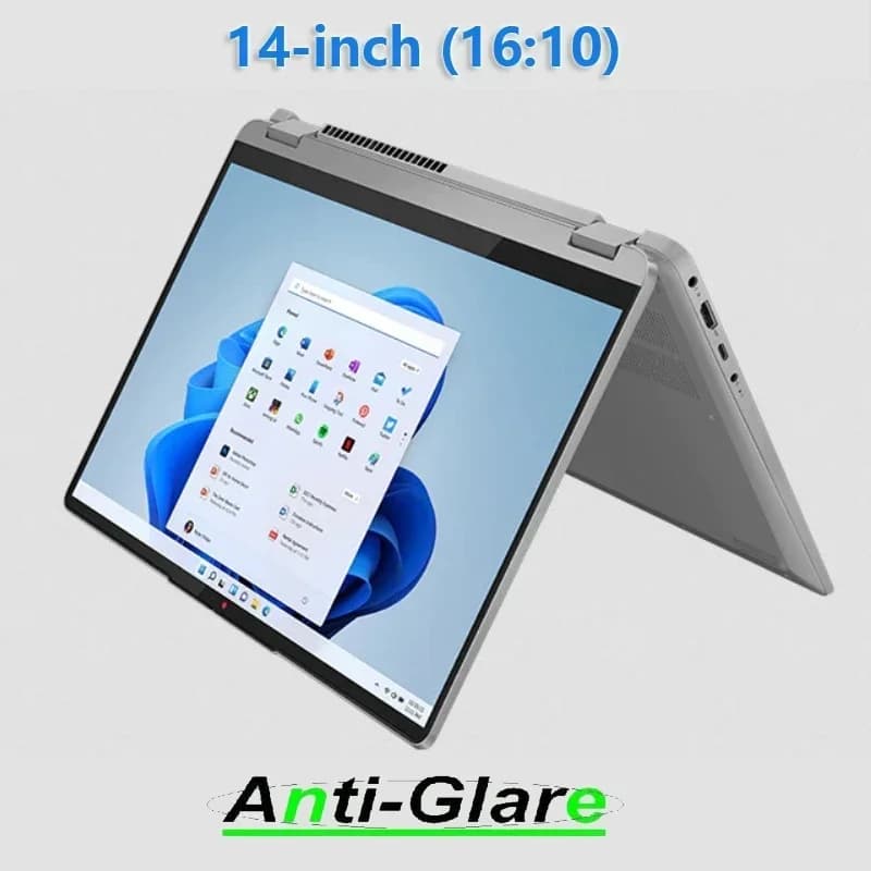 2X Proteggi schermo antiriflesso/anti blu-ray per Lenovo IdeaPad Flex 5 14" Gen8 /5i 14" Gen8 /Flex 5i 14'' Gen7 2-in-1 14" 16:10