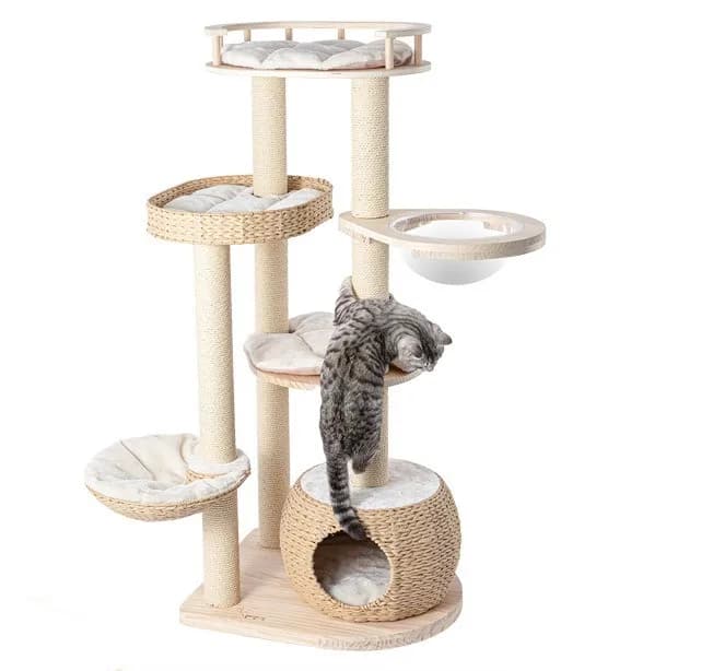 Gatti di grandi dimensioni Giocano a mobili Scalatore Tiragraffi per gatti Cat Condo