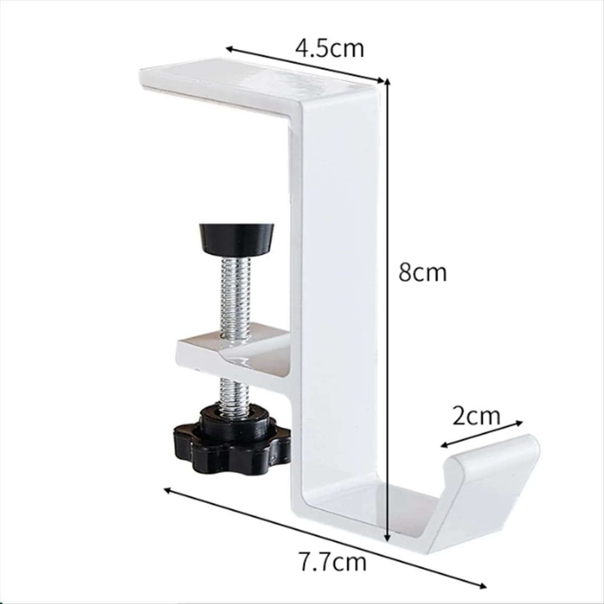 A002 Adjustable Desk Board Hook Headphones Desk Hook Backpack Holders Hook for Hanger Organizer without punching 3 pieces