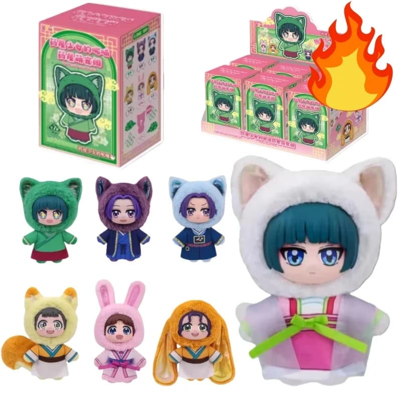 Autentico Eaki The Apothecary Diaries Pet Park Series Vinyl Doll Blind Box Trendy Toy Kawaii Doll Cartoon Keychain Collection Gift