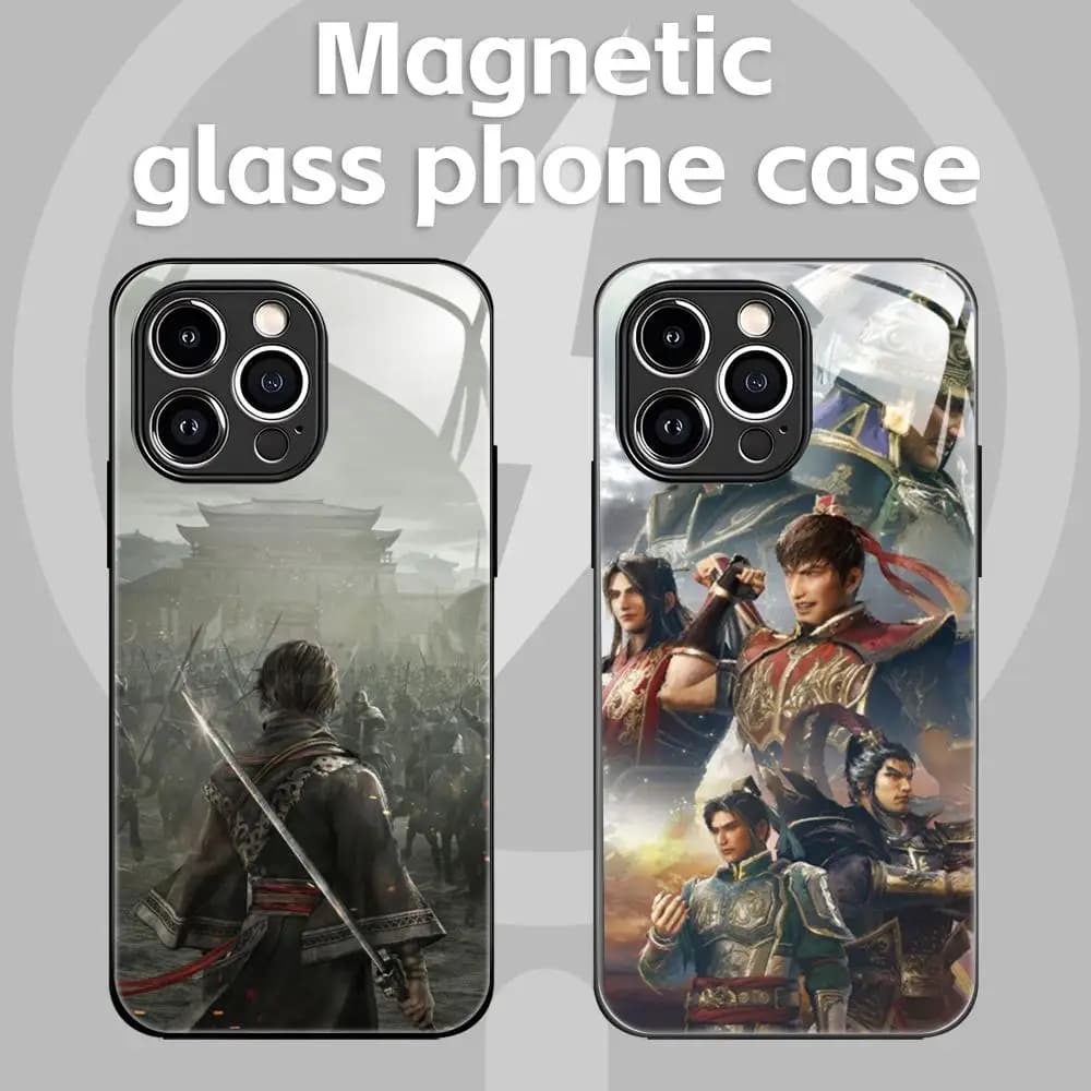 Dynasty Warriors Origins Phone Case For iPhone 16 15 14 13 12 11 X XR XS 8 Plus Mini Pro Max Glass Magnetic Case
