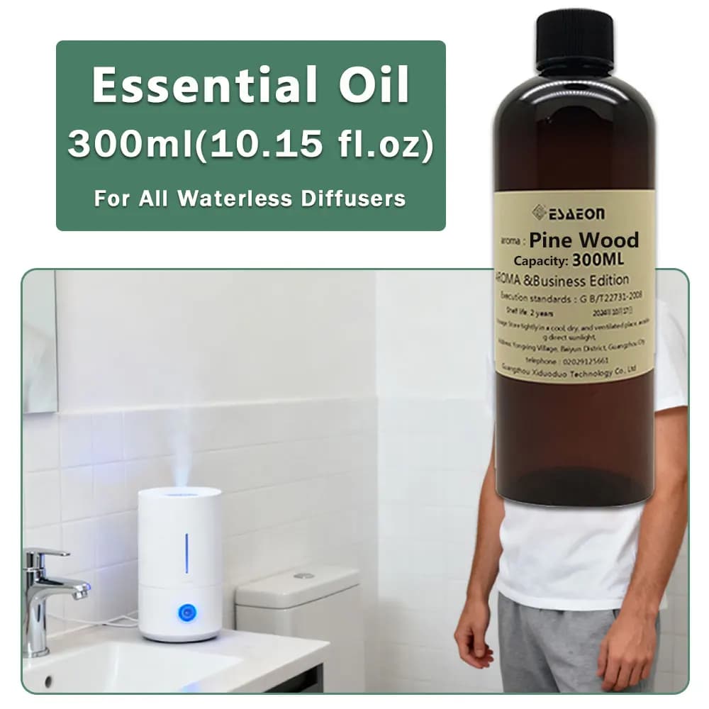ESAEON Hotel Aroma Machine Supply Oil, Essential Oil For Waterless Aromatherapy Diffuser, Pine Wood/Hilton - 300ML (10.15 fl.oz)